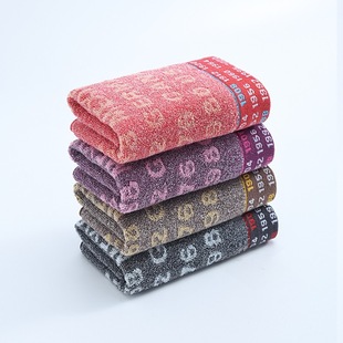 Jieliya Cotton Towel Household Face Wash Absorbent Soft Quick-drying Adult Bath Not Easy to Lose Hair Wholesale 8773