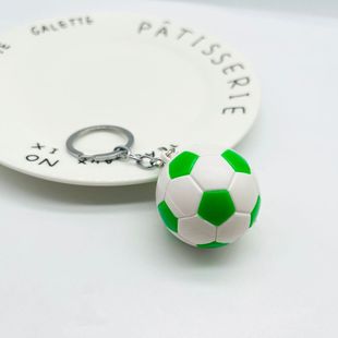 Creative 4cm Football Keychain World Cup Peripheral Gifts Student Bag Pendant Activities Spot Wholesale