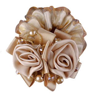 Korean-style high-grade feeling hair rope hair ring hair rope hair accessories female hair ball head large intestine hair ring headdress