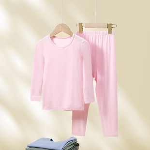 Beibeiyi children's clothing children's underwear suit autumn and winter warm boys and girls pajamas home clothing 2023 new autumn clothing