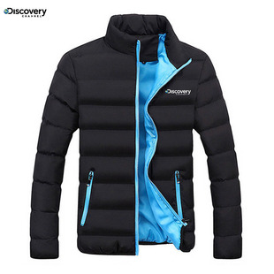 Cross-border new winter men's casual sports cotton-padded coat Korean fashion stand collar cotton-padded coat in stock