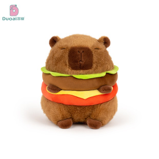 Duoai Genuine Capybara Doll Kappibala Plush Doll Cute Cute Birthday Gift Toy for Girls