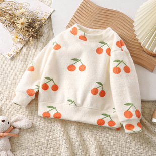 Children's Base Knitted Sweater Autumn and Winter Sweater Warm Clothes for Boys and Girls Top Cute Children's Base Shirt