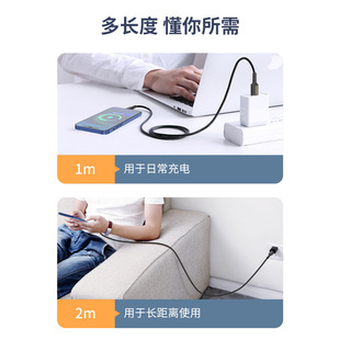 Подходит для Apple PD30WC-L линия передачи данных в нейлоновой оплетке типа C из цинкового сплава PD линия быстрой зарядки мобильного телефона