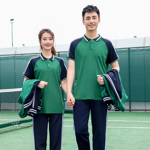New summer student school uniform long sleeve suit class uniform high school junior high school student three-piece class uniform sportswear