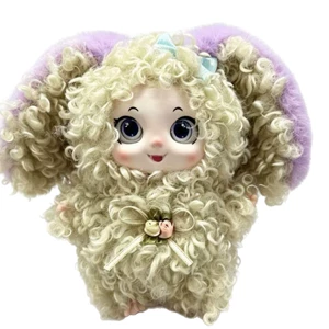 Мягкая игрушка зайка с большими ушами брелок
