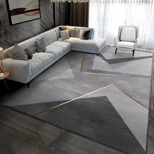 Ins Style Light Luxury Living Room Coffee Table Cushion Bedroom Cuttable Machine Washable Household Large Area Crystal Velvet Carpet