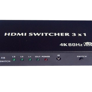 Переключатель HDMI Tiktok 2,03x1 Переключатель 4K60HZ3 в 1 выход Переключатель 4x1 5X1
