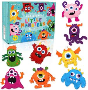 Amazon diy Handmade Felt Sewing Set Kidsren's Sewing Tools Toddler Early Education Educational Sewing Kit