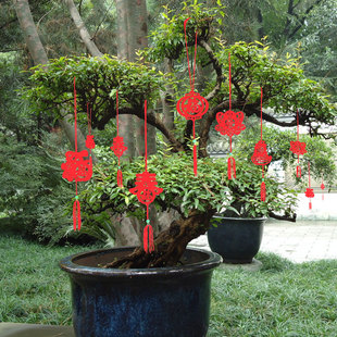 2025 New Year's Day and Spring Festival Fortune Pendant Indoor Scene Arrangement New Year's Day Corridor Decoration Hanging Festive Supplies
