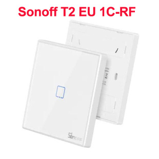 Sonoff T2 EU RF 433MHz wireless wall touch smart switch arbitrary paste dual control linkage