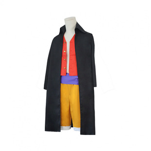 One Piece Luffy cos Clothes Two Years Later Second Generation cosplay Clothes Straw Hat Shoes Halloween Costume