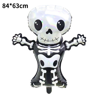 New Halloween balloon decoration aluminum film balloon Wansheng theme party layout special-shaped cartoon balloon