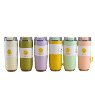 New 304 stainless steel vacuum mug high color value fresh coffee cup outdoor portable accompanying cup