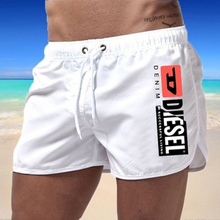 2023 AliExpress новые мужские модные пляжные шорты полиэстер многоцветные спортивные шорты