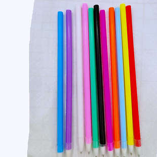 Plastic pen holder diy ballpoint pen multi-color plastic simple pen insert sleeve pull tube rose pen holder high color value