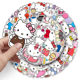50 наклейки HelloKitty Sanrio мультфильм на периметр