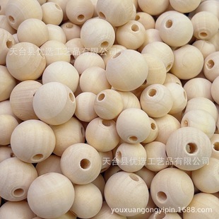 Spot large hole wooden beads 6-50mm handmade beaded log loose beads Lotus round beads diy wood jewelry accessories