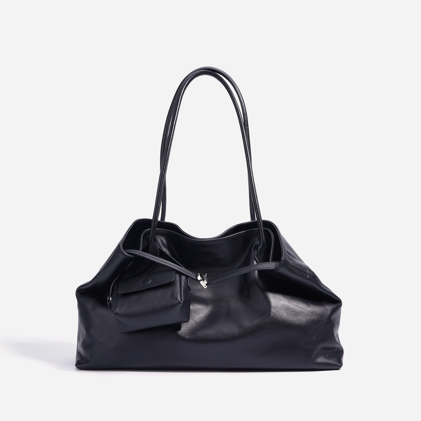 2026 New Niche Design Genuine Leather Large Capacity Commuter Bag Casual Tote Bag Trendy Fashion Shoulder Bag for Women
