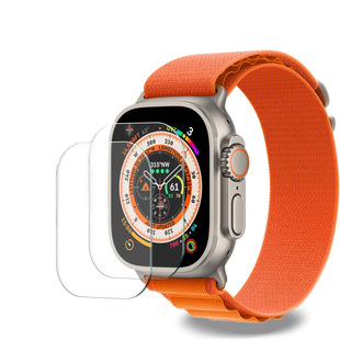 For apple watch ultra watch tempered glass film titanium alloy watch film watch protective film