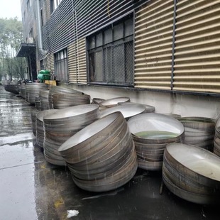 304 Stainless Steel Welded Oval Head 316 Butterfly Ball Crown Head Pipe Cap Thick Wall Large Diameter Head
