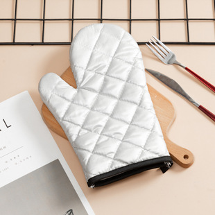 Printed microwave oven anti-scalding gloves Amazon cross-border TEMU high temperature oven gloves thickened heat insulation gloves