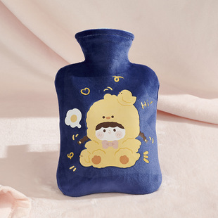 Hot Water Bag Water Injection Warm Water Bag Explosion-proof Large Belly Compress for Girls Big Aunts Special small size Cute Cartoon Hot Compress