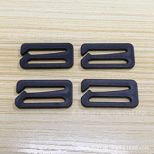 Plastic 1 inch nine hook buckle 25MM plastic hook 2.5CM webbing adjustment buckle bag hook G plastic hook