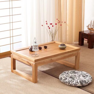 Casual Kang Table Solid Wood Tatami Table Home Solid Wood Bay Window Coffee Table Table Small Coffee Table Bedroom Desk