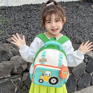Children's school bag kindergarten big class cute cartoon backpack boys and girls 3-7 years old wholesale large capacity children's bag