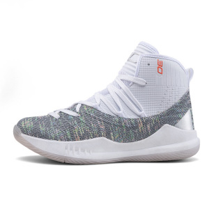Couple's Sports Basketball Shoes 2024 Spring and Autumn New Mid-high Breathable Sneakers Fashionable Trendy Teenager Men's Shoes