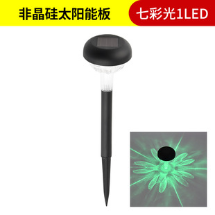 New Solar Landscape Lights LED Atmosphere Garden Lights Waterproof Colorful Lawn Lights Villa Garden Outdoor Floor Insert Lights