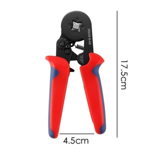 Quadrilateral pliers pipe type pier crimping pliers HSC8 6-4 pin terminal crimping cold terminal crimping pliers