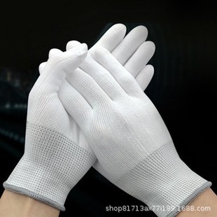 Nylon dispensing gloves non-slip fishing courier riding touch screen plastic gloves factory wholesale