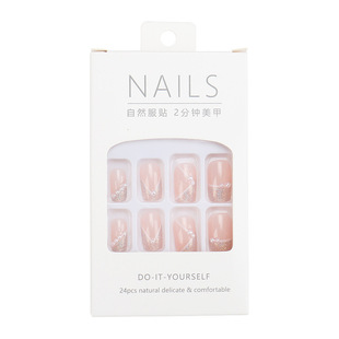 Little Red Riding Book Explosions Wear Armor Long Explosive Flash Pearl White Manicure Pieces Wholesale Nail Patch Jelly Gel