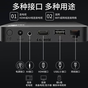 HD Smart Set Top TV Постоянная бесплатная домашняя коробка Беспроводной WIFI Top Screen Full Netcom Voice