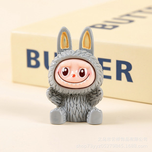 Solid Color Glossy Cloth Cute Mini Doll Trendy Toy Figure Ornaments DIY Jewelry Accessories Blind Bag Pendant Ornaments