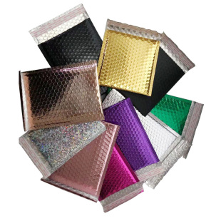 High-end metal bubble bag laser aluminum film clothing express packaging bubble bag bubble mailer