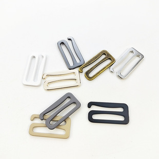 Alloy 9-word buckle inner diameter 25mm metal adjustable buckle strap non-slip buckle underwear bra shoulder strap high-grade nine-word buckle