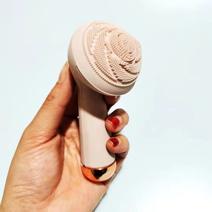 New cleansing instrument household beauty instrument electric face washing cleaner facial silicone face washing brush lifting massager