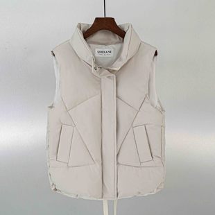 Spring 2022 New M-4XL Korean Down Cotton Vest Women's Outer Wear with Winter Women's Western Style Ware