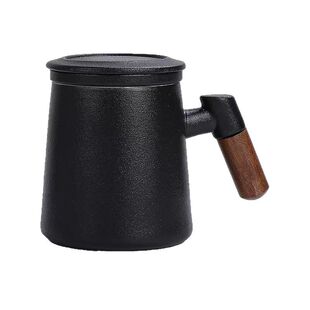 Ceramic Mug Office Water Cup Personal Cup with Lid Tea Water Separation Cup Gift Box Event Gift Engraved Logo