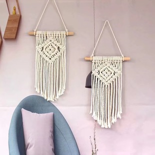 Nordic ins handmade woven tapestry tassel hotel decoration living room wall hanging home accessories wholesale supply