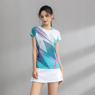 [Factory Store] Быстросохнущий костюм для бадминтона Мужская и женская спортивная одежда Пинг-понг Волейбол Бег Спортивный костюм с принтом