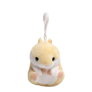 New Cute Hamster Plush Keychain Pendant Ins Girl Heart Schoolbag Hanging Girl's Gift Cross-border Hot Sale