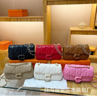 C Home Cross-border Bag 2024 New Rhombic Chanel Style Chain Bag High-grade Kou Home Shoulder Crossbody Small Square Bag