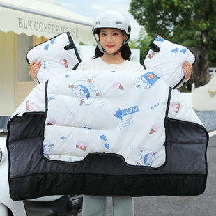 Electric car wind shield winter fleece-lined increased thickening battery car wind shield waterproof autumn and winter windproof warm