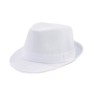 Topper Striped Summer Panamanian Solid Color Small Jazz Hat Sun Hat Houndstooth for Men and Women British Children Sun Hat