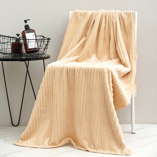 Large bath towel thickened 90*175 coral fleece pineapple adult quick-drying absorbent swimming gift bath towel wholesale