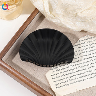 Qiyue cross-border frosted flower hair clip shell plate hair clip female back of the head high-grade shark clip hair accessories wholesale